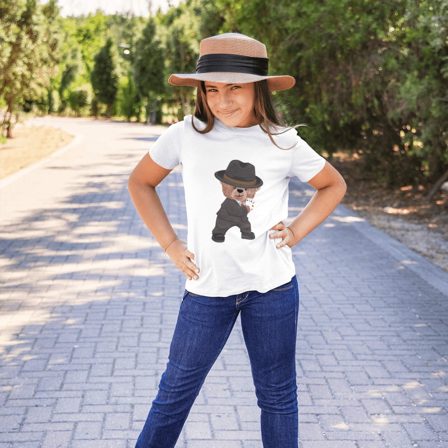 Eco-Friendly Aces Bear Kids T-shirt