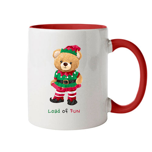 Bear Mug Christmas Elf