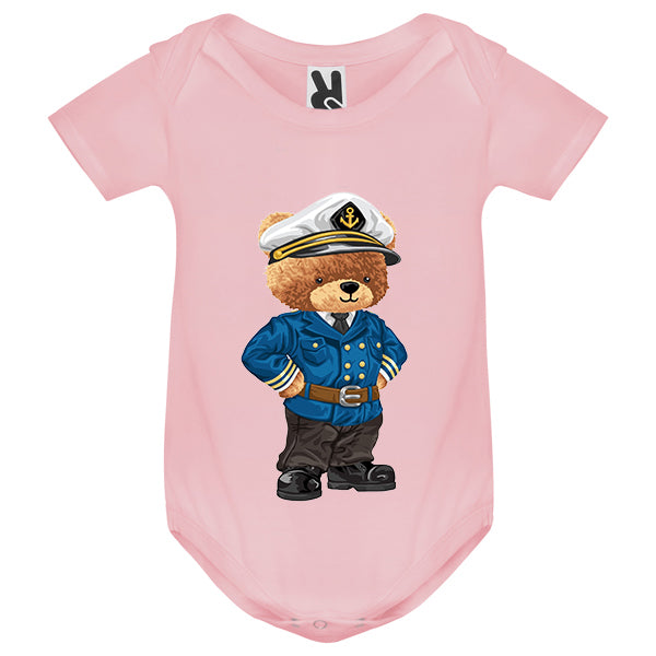 Eco-Friendly Admiral Bear Baby Bodysuit