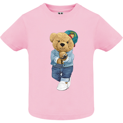 Eco-Friendly Bad Boy Bear Baby T-shirt