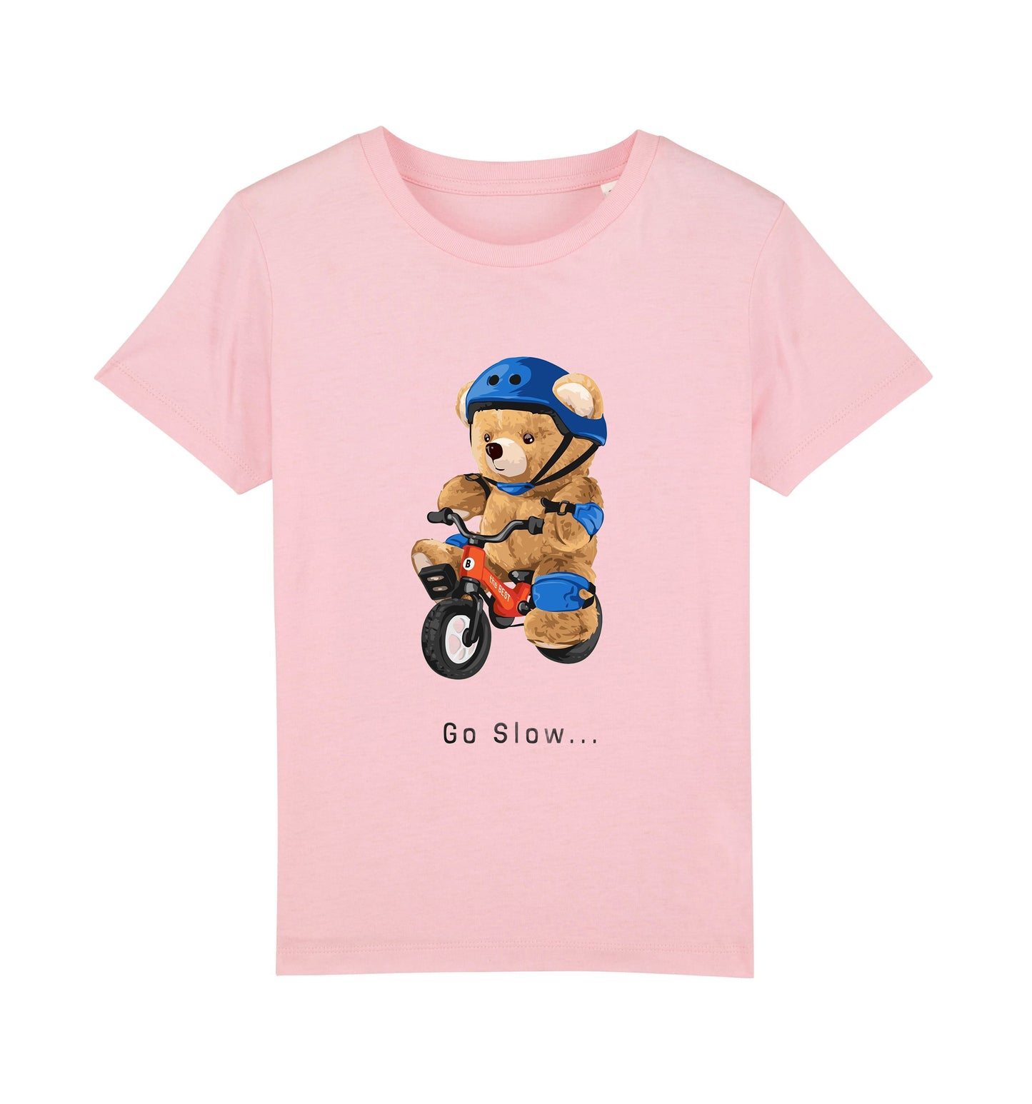 Eco-Friendly Bicycle Bear Kids T-shirt