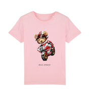 Eco-Friendly Biker Bear Kids T-shirt