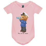 Eco-Friendly Captain Bear Baby Bodysuit