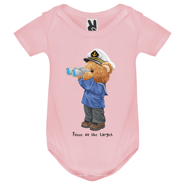 Eco-Friendly Captain Bear Baby Bodysuit