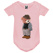 Eco-Friendly Gentleman Bear Baby Bodysuit