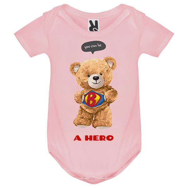 Eco-Friendly Hero Bear Baby Bodysuit