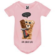 Eco-Friendly Choco Bear Baby Bodysuit