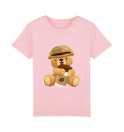 Eco-Friendly Coffee Bear Kids T-shirt