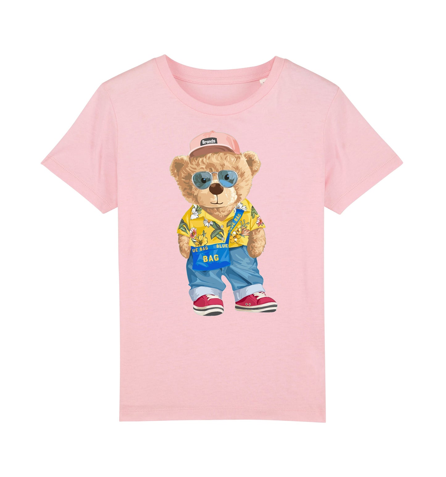 Eco-Friendly Colorful Bear Kids T-shirt