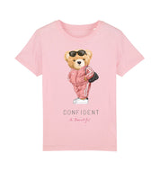 Eco-Friendly Confident Bear Kids T-shirt
