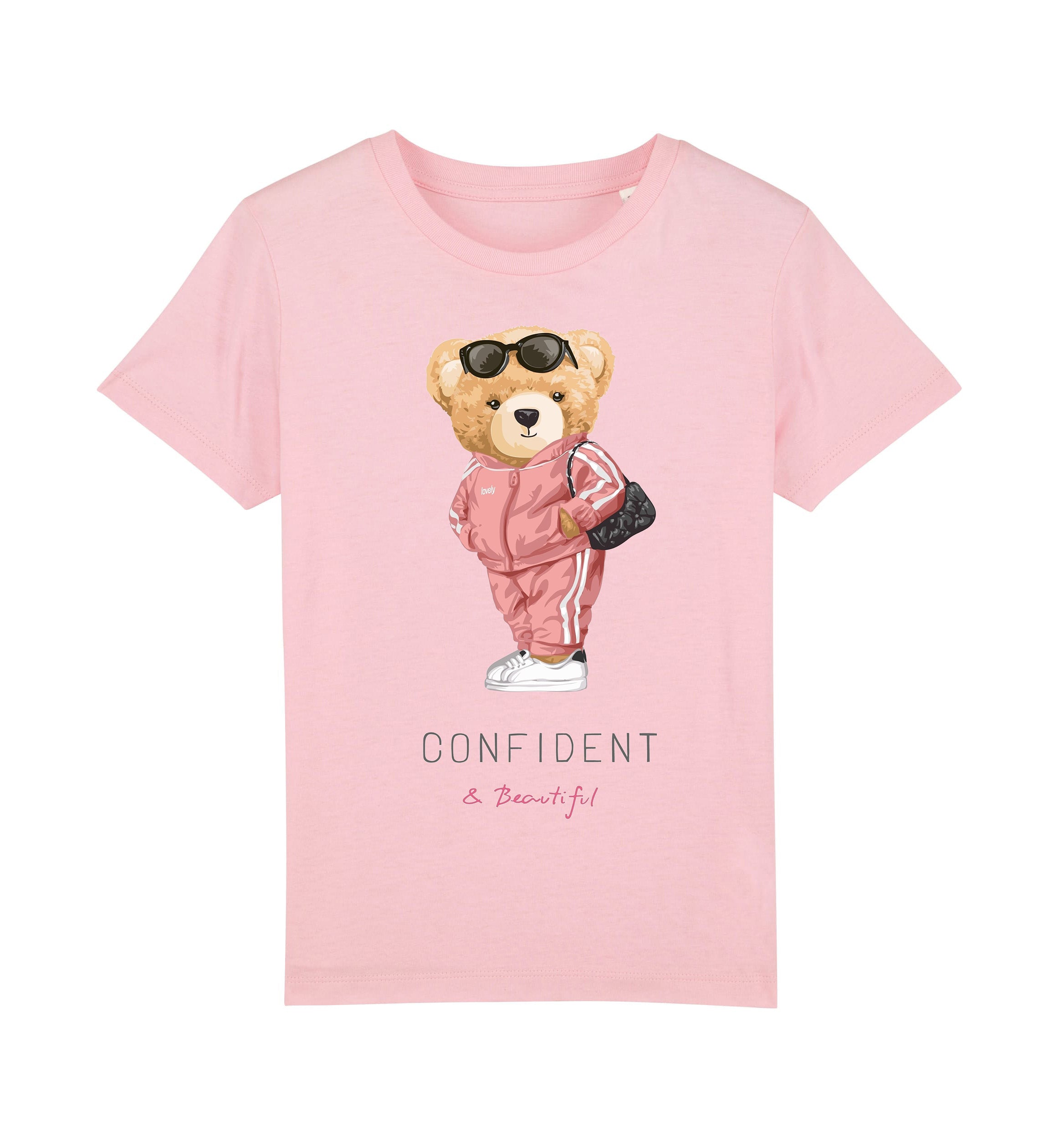 Eco-Friendly Confident Bear Kids T-shirt