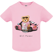 Eco-Friendly Girl Power Bear Baby T-shirt