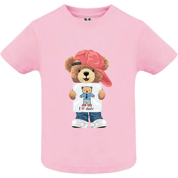 Eco-Friendly Love Daddy Bear Baby T-shirt