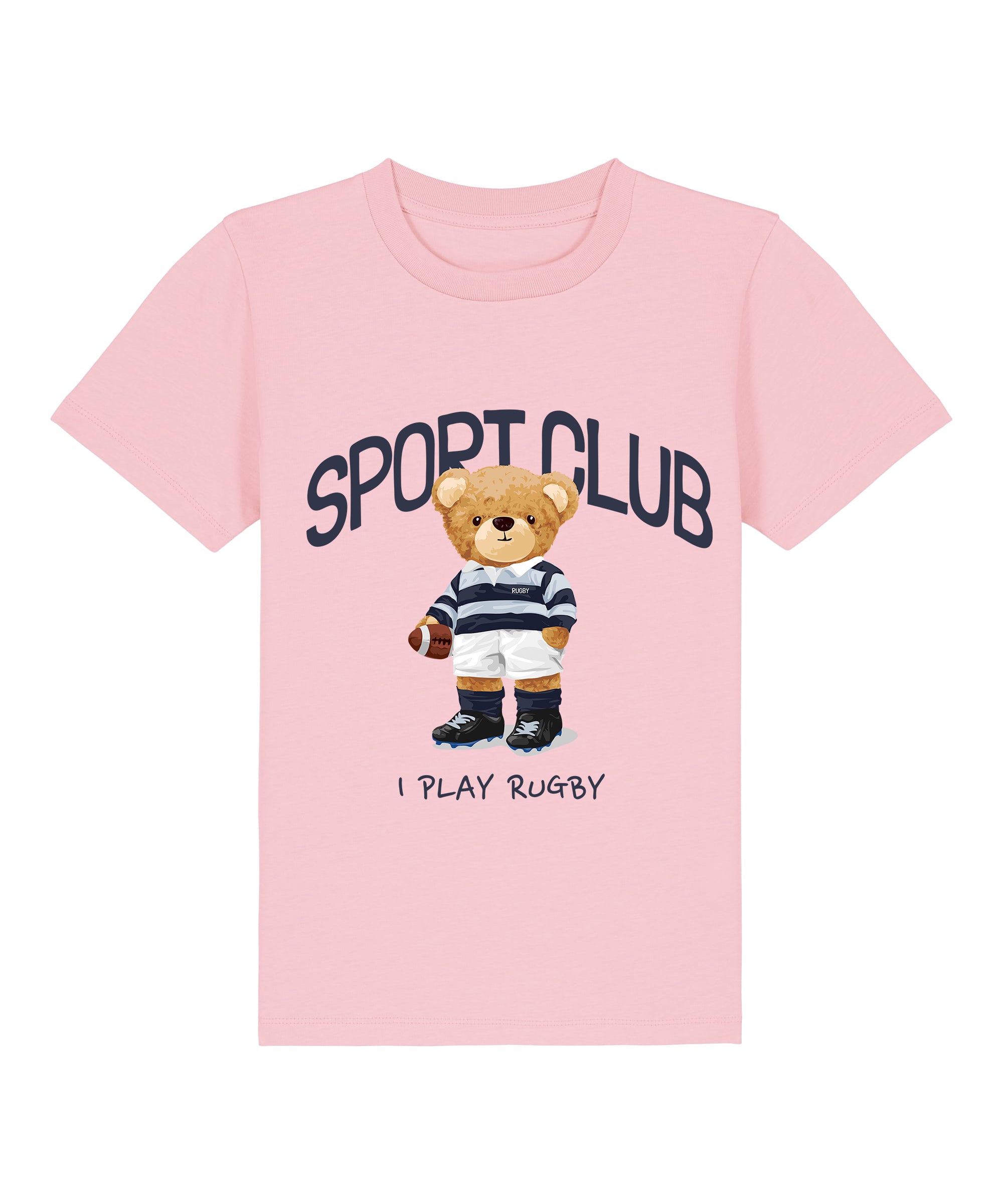 Eco-Friendly Rugby Bear Kids T-shirt