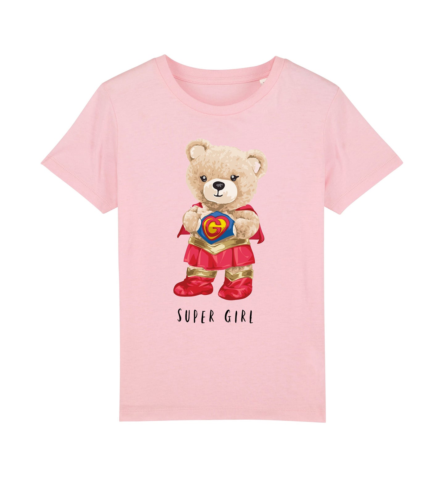Eco-Friendly Supergirl Kids T-shirt
