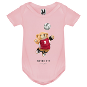 Eco-Friendly Volleyball Bear Baby Bodysuit