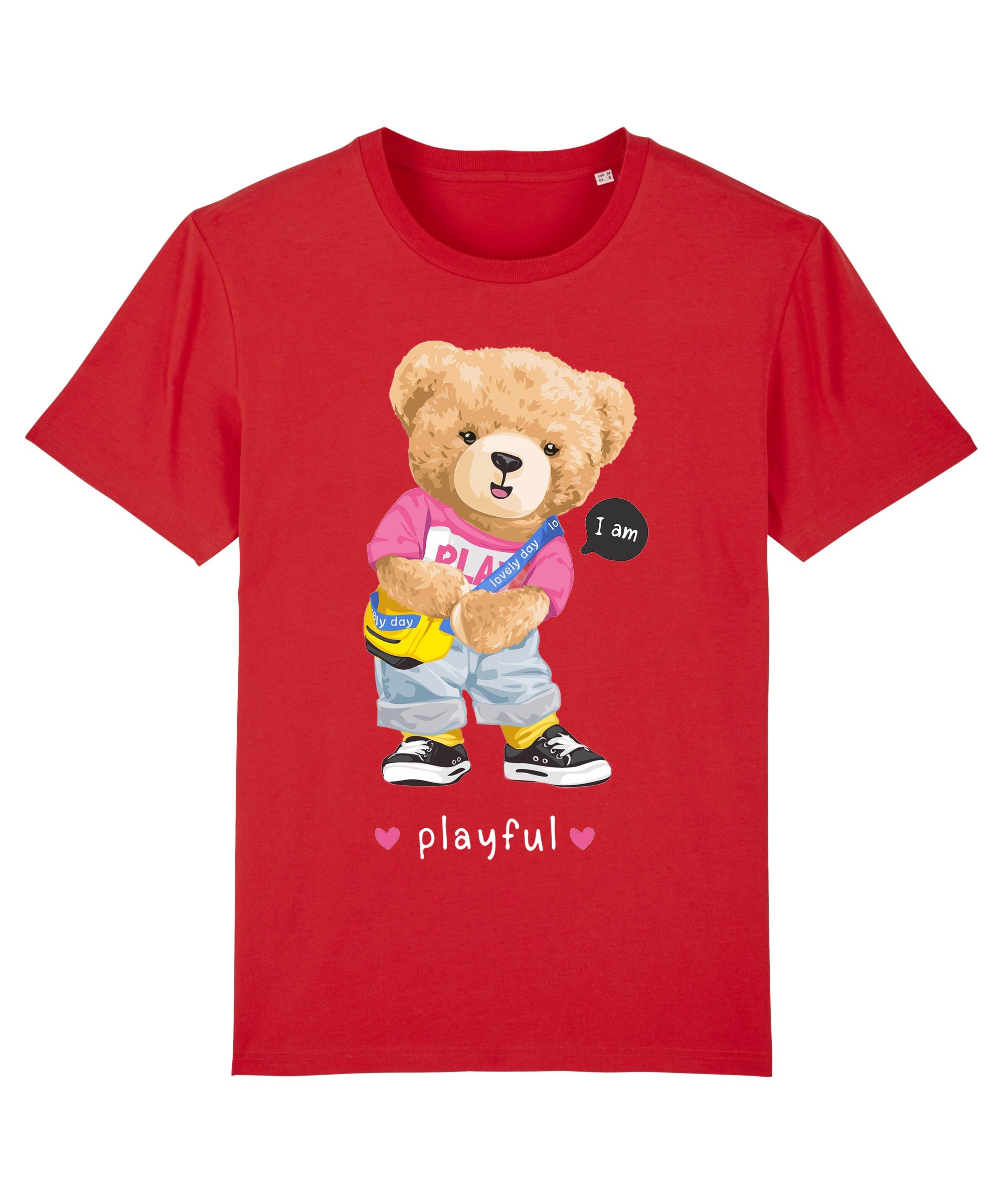 Eco-Friendly Playful Bear T-shirt