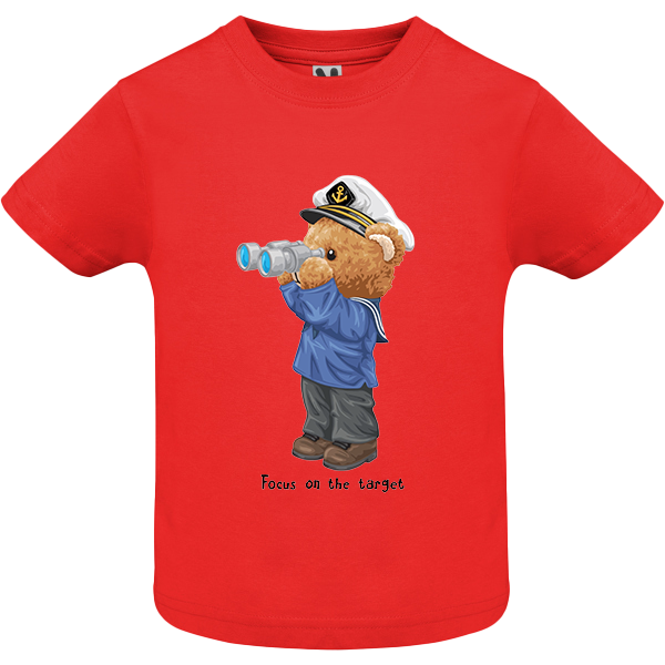 Eco-Friendly Captain Bear Baby T-shirt