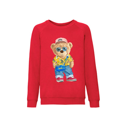 Eco-Friendly Colorful Bear Kids Sweater