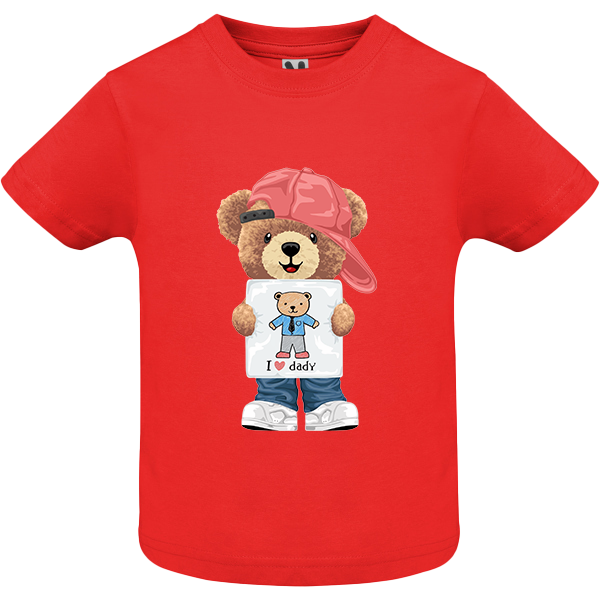 Eco-Friendly Love Daddy Bear Baby T-shirt