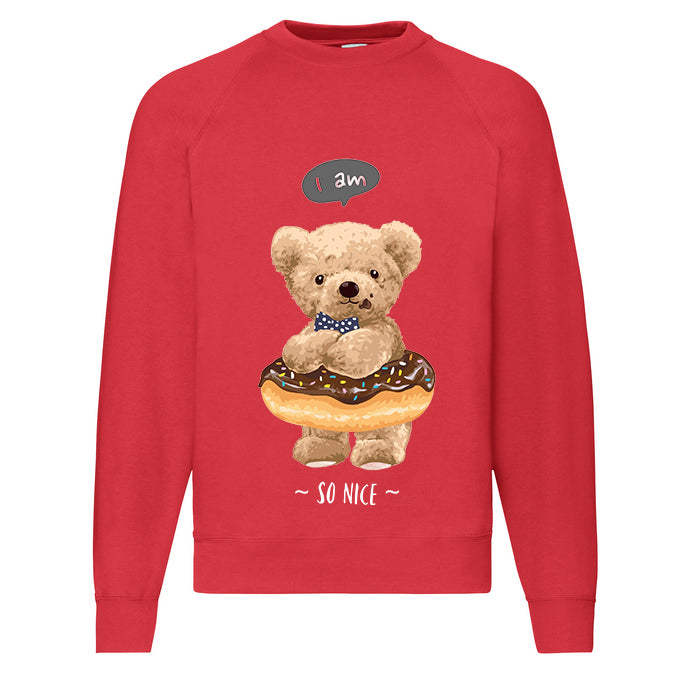 Eco-Friendly Donut Bear Pullover