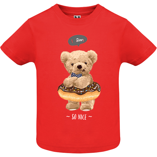 Eco-Friendly Donut Bear Baby T-shirt