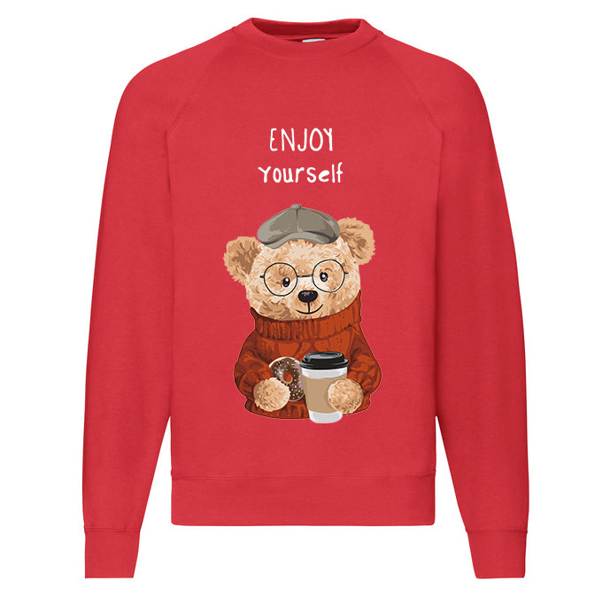 Eco-Friendly Enjoy Yourself Bear Pullover