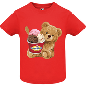 Eco-Friendly Ice Cream Bear Baby T-shirt
