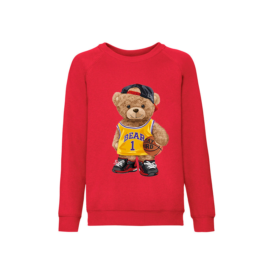 Eco-Friendly Lakers Bear Kids Sweater