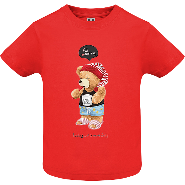 Eco-Friendly Morning Bear Baby T-shirt