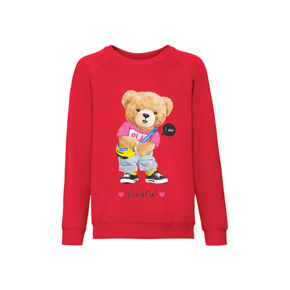 Eco-Friendly Playful Bear Kids Sweater
