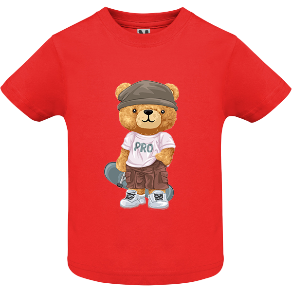 Eco-Friendly Skater Bear Baby T-shirt