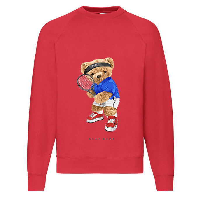 Eco-Friendly Tennis Bear Pullover
