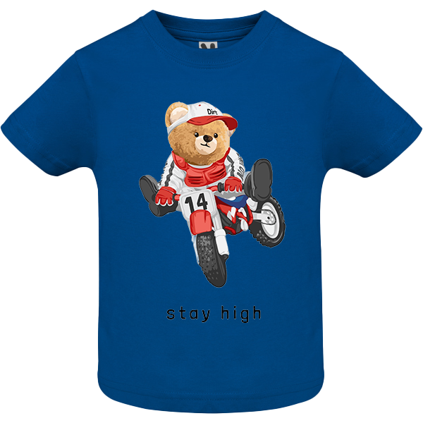 Eco-Friendly Biker Bear Baby T-shirt