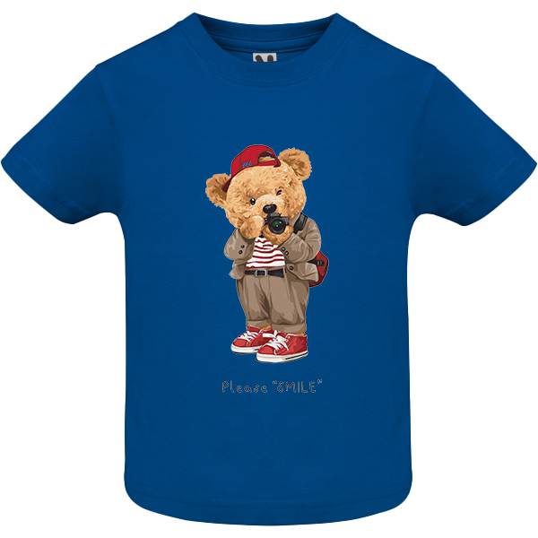 Eco-Friendly Camera Bear Baby T-shirt