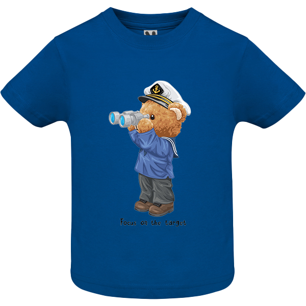 Eco-Friendly Captain Bear Baby T-shirt