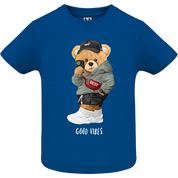 Eco-Friendly Good Vibes Bear Baby T-shirt