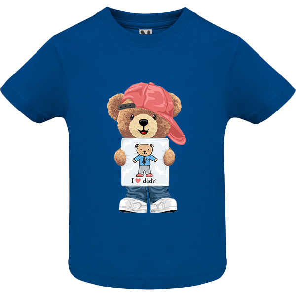 Eco-Friendly Love Daddy Bear Baby T-shirt