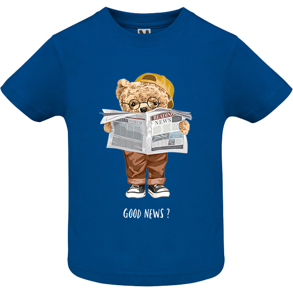 Eco-Friendly News Bear Baby T-shirt