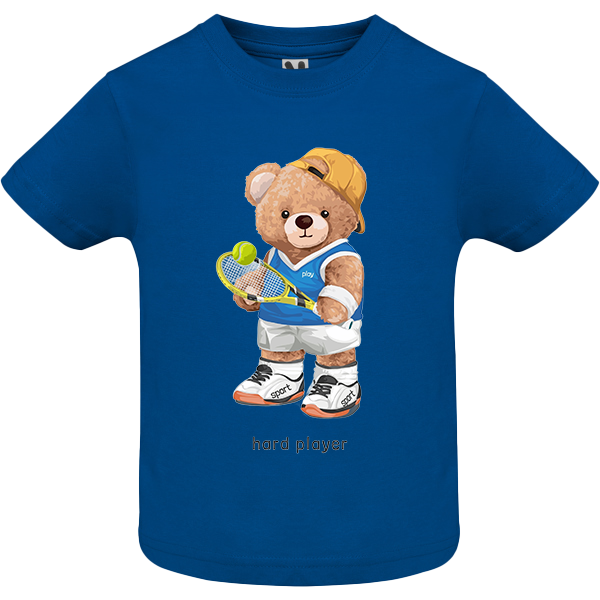 Eco-Friendly Tennis Bear Baby T-shirt