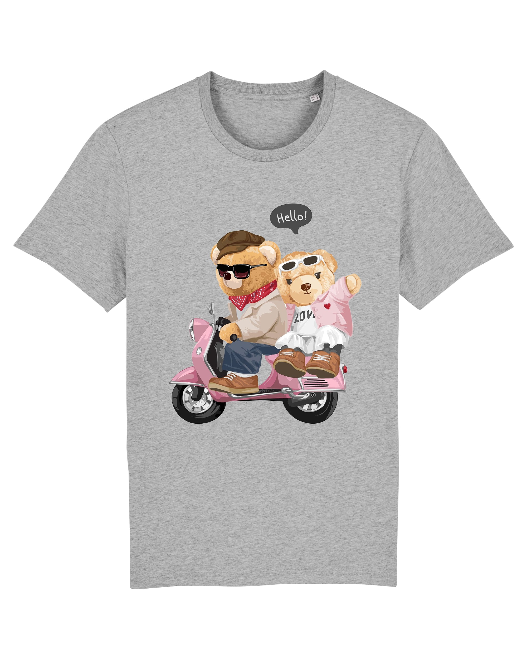 Eco-Friendly Scooter Bear T-shirt