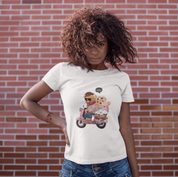 Eco-Friendly Scooter Bear T-shirt