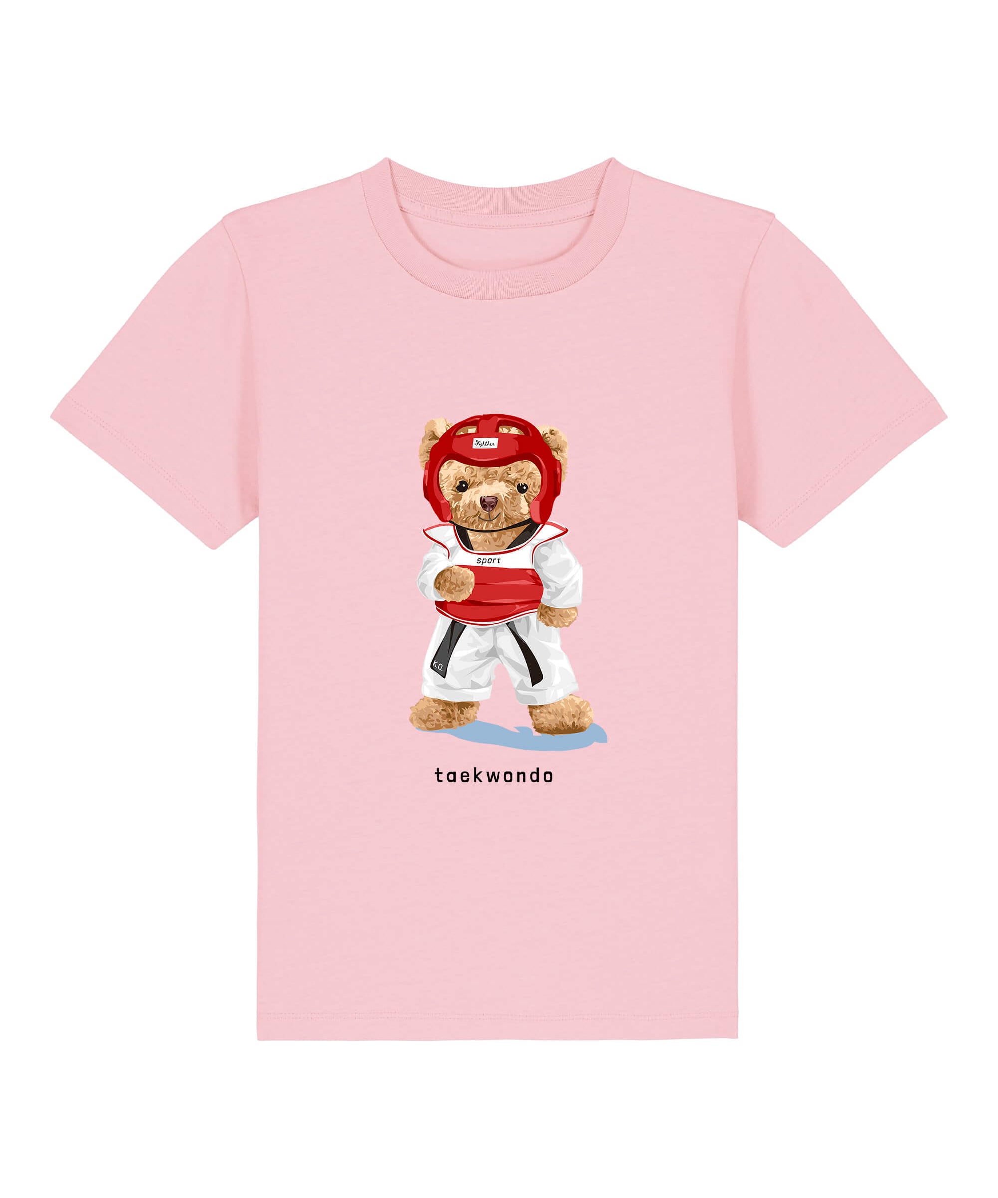 Eco-Friendly Taekwando Bear Kids T-shirt