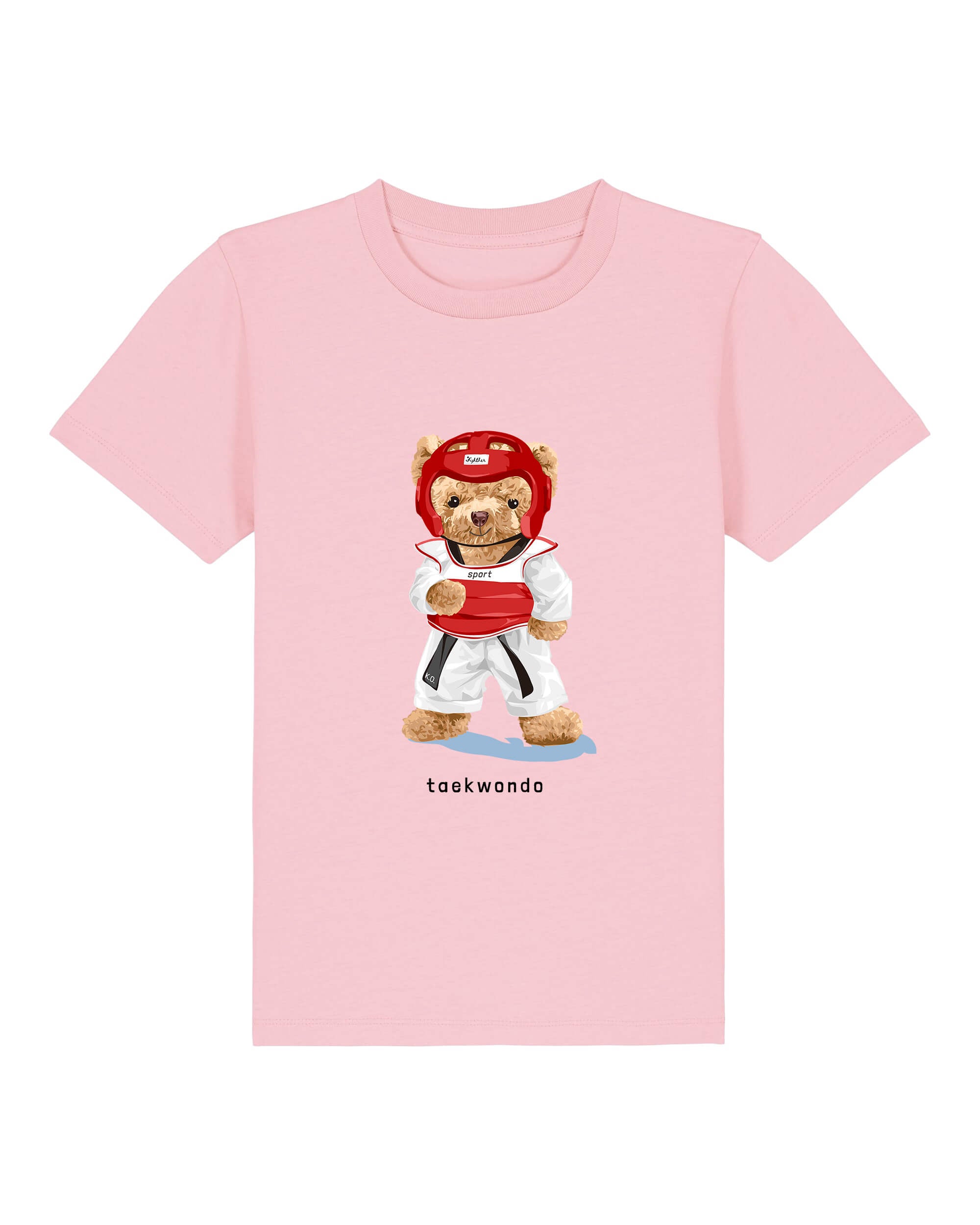 Eco-Friendly Taekwando Bear Kids T-shirt