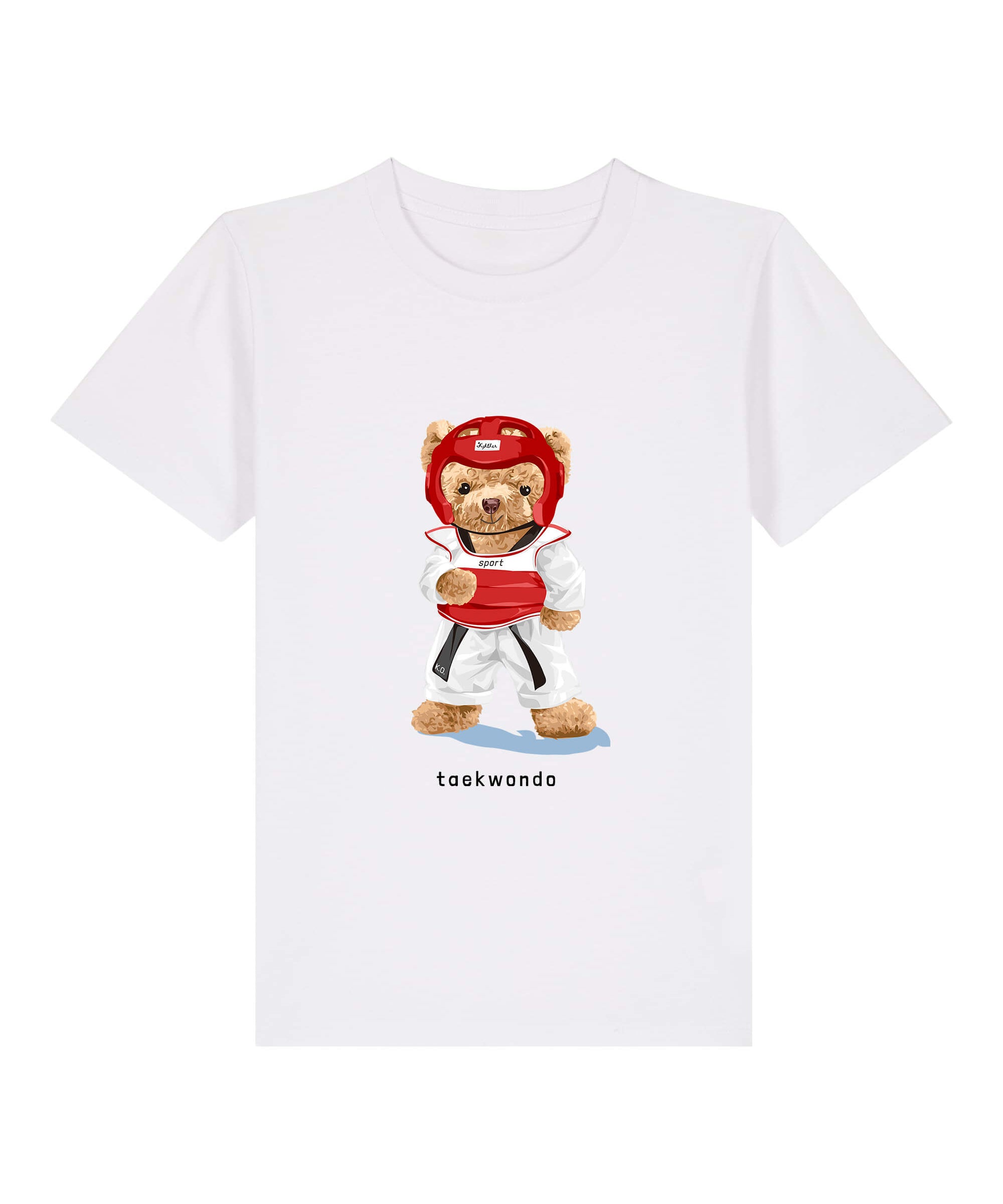 Eco-Friendly Taekwando Bear Kids T-shirt