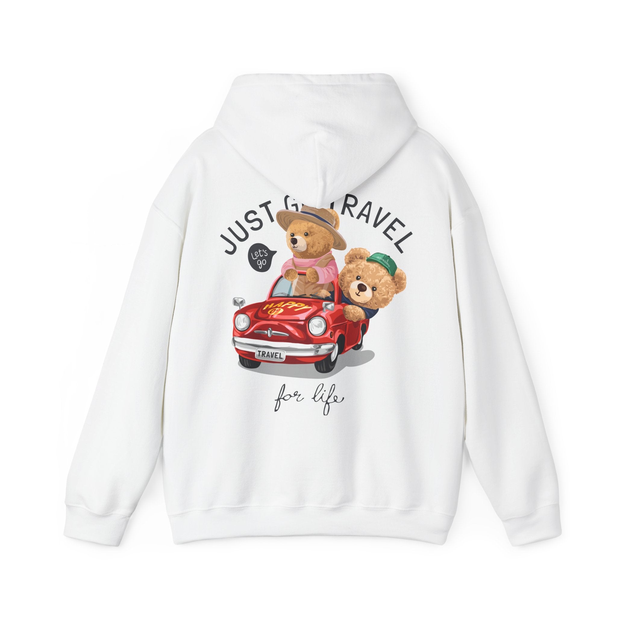 Organic Travel 4 Life Backprint Hoodie