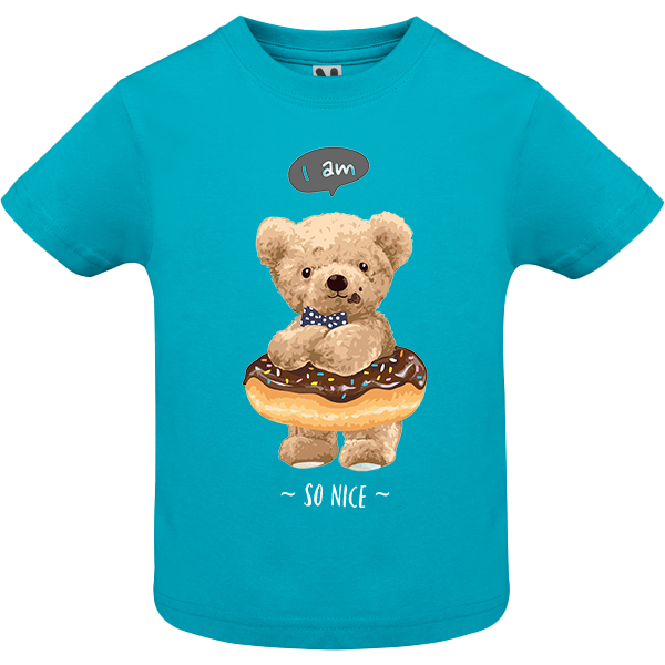Eco-Friendly Donut Bear Baby T-shirt