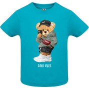Eco-Friendly Good Vibes Bear Baby T-shirt