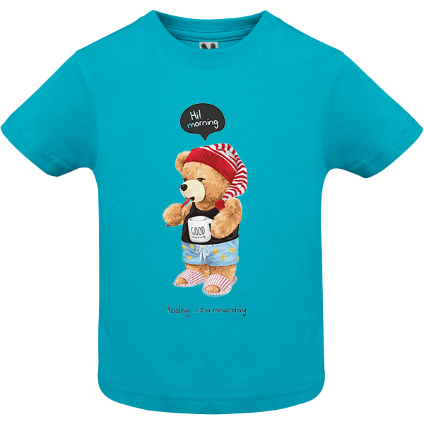 Eco-Friendly Morning Bear Baby T-shirt