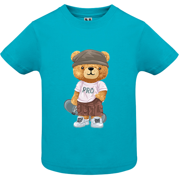 Eco-Friendly Skater Bear Baby T-shirt